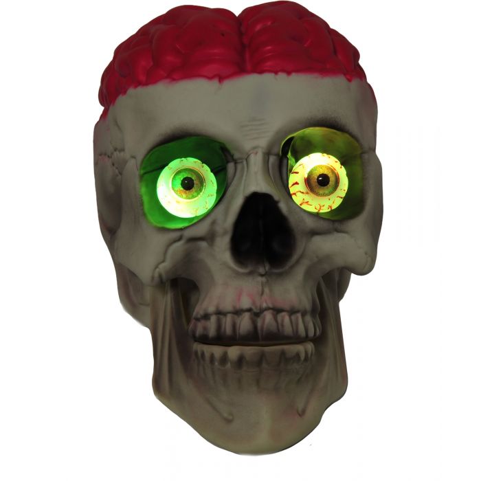 Light Up Brainy Skull