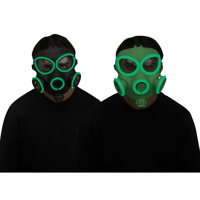 Light Up Gas Mask with Respirators