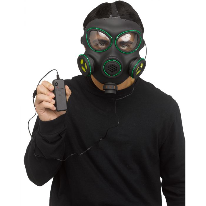 Light Up Gas Mask with Respirators