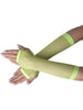 Long Green Fishnet Gloves
