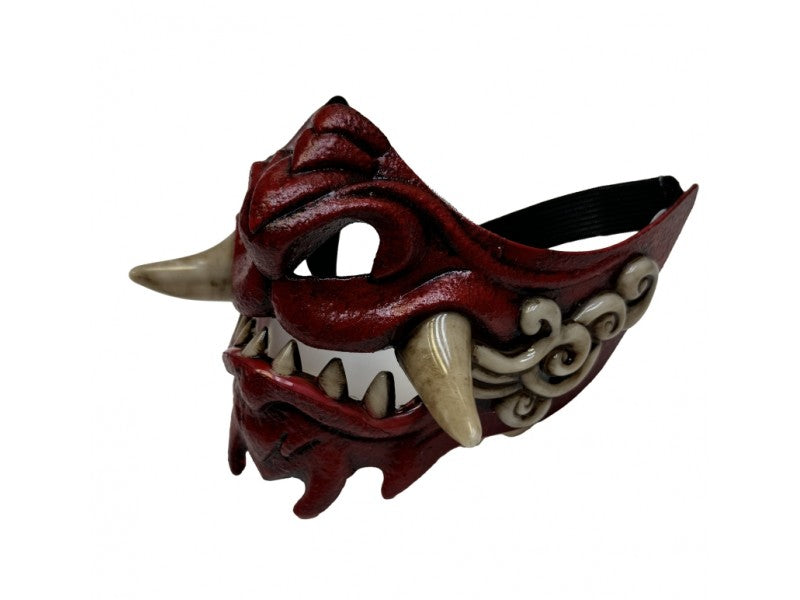 Light Up Japanese Oni Mask | Red