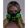 Light-Up Green Cyberpunk Mask
