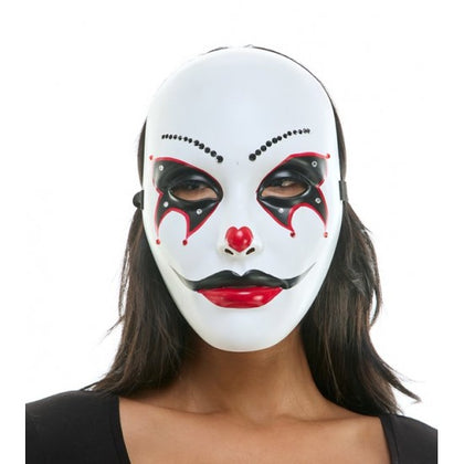 Deluxe Clown Jester Mask