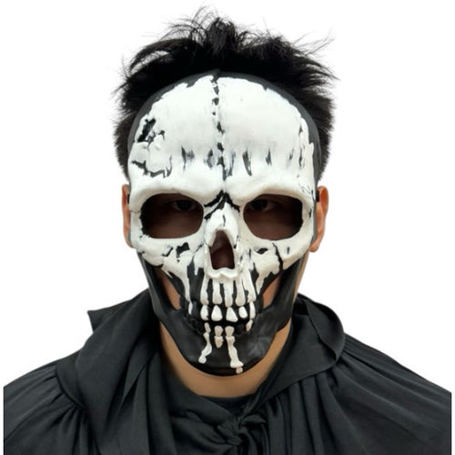 White & Black Skull Mask
