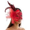 Masquerade Fairy Lace Mask | Red