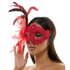 Masquerade Fairy Lace Mask | Red