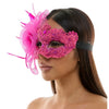 Masquerade Fairy Lace Mask | Hot Pink