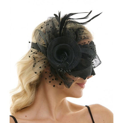 Masquerade Fairy Lace Mask | Black