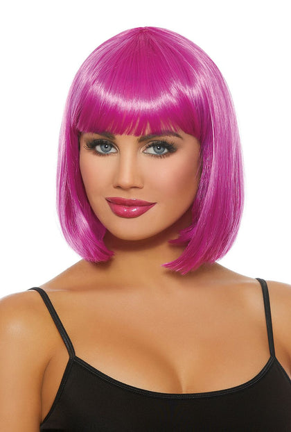 Mid Length Bob Wig Magenta