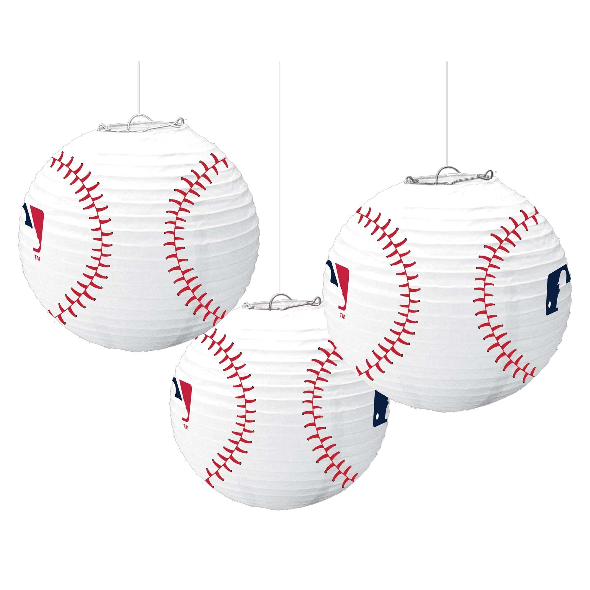 MLB Baseball Lanterns 3ct