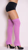 thigh high leg warmers pink