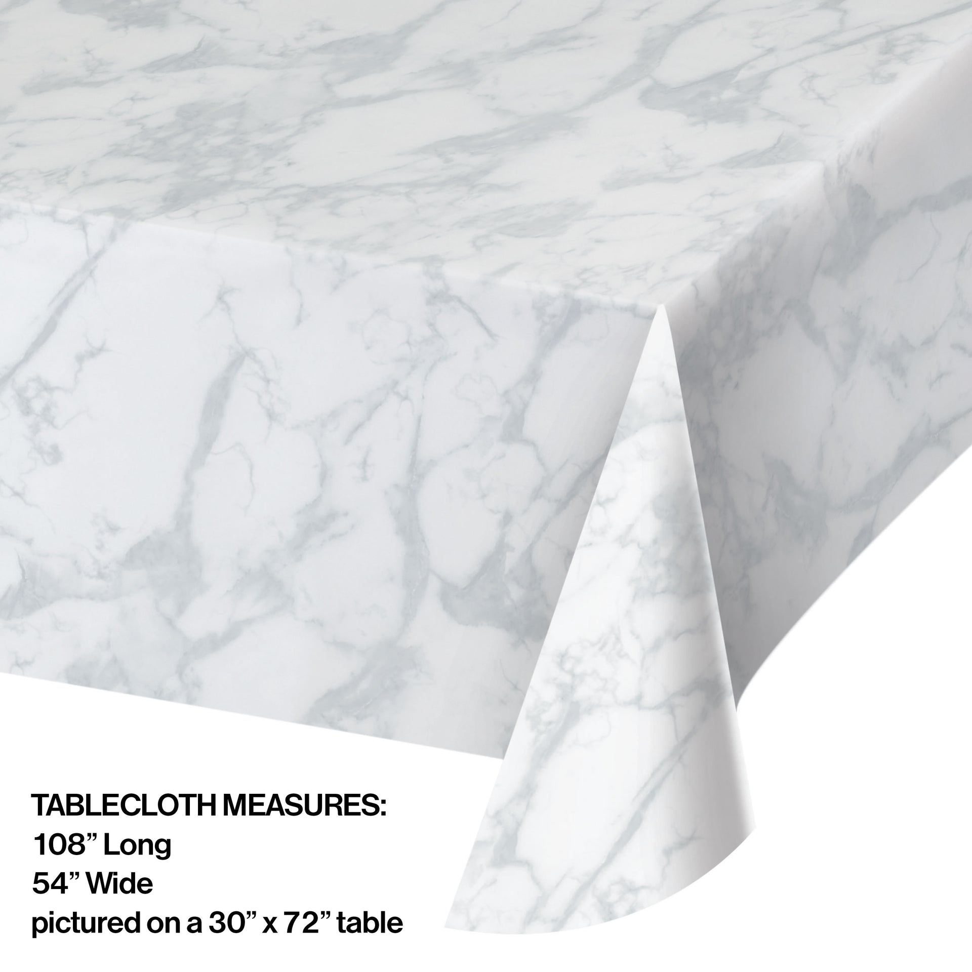 Marble Plastic Table Cover
