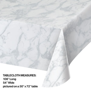Marble Plastic Table Cover