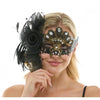 Masquerade Fairy Lace Mask | Black & Gold