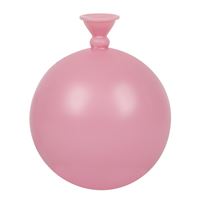Matte Lovely Pink Sphere Balloon Weight