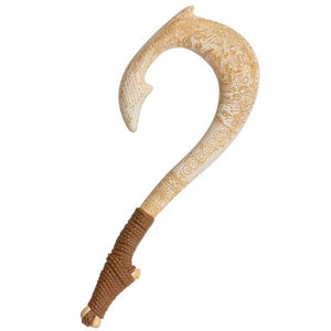 Decorative hook with intricate carvings on a white background