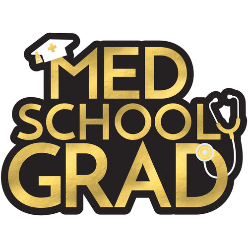 Med School Grad Giant Cutout