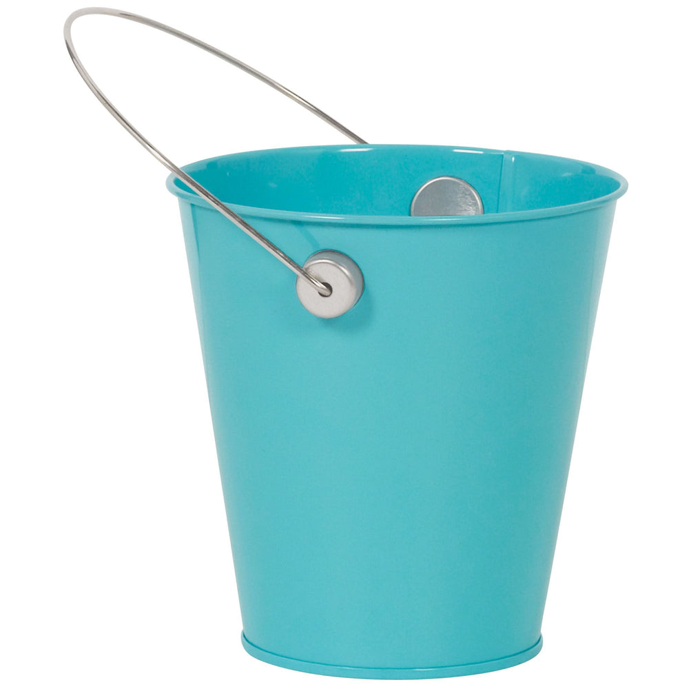 Metal Bucket | Caribbean Blue