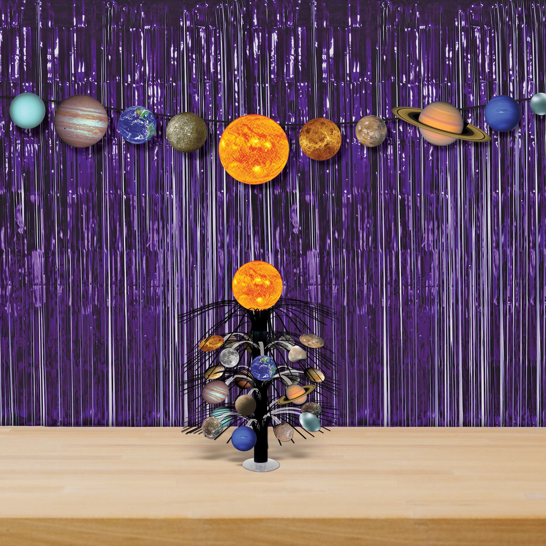 Metallic Gleam N' Curtain Purple