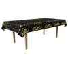Metallic Happy Retirement Tablecover