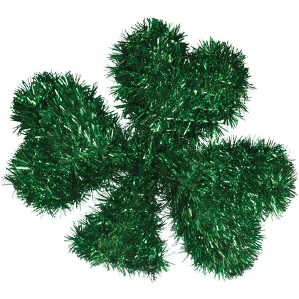 Mini 3D Tinsel Shamrock