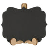 Small blackboard with wooden stand on a white background