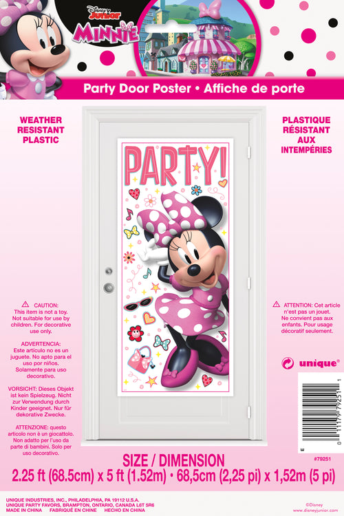 Disney Iconic Minnie Mouse Door Poster  27"x60"