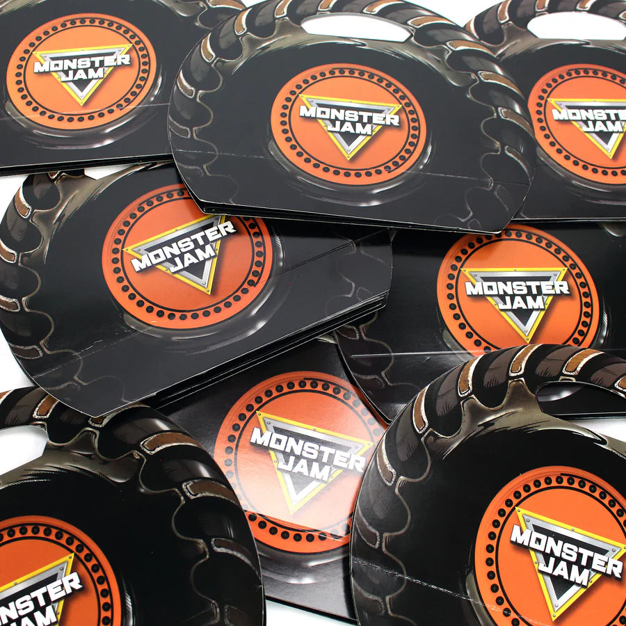 Monster Jam Tire Favor Boxes 8ct