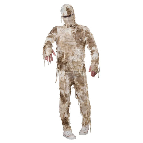 Mummy costume on a white background