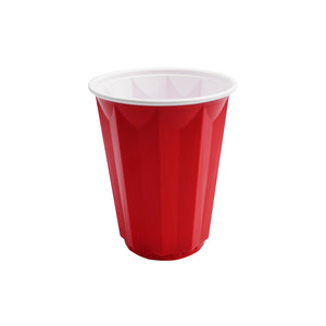 16 OZ. DIAMOND PARTY CUPS – RED 25 CT.