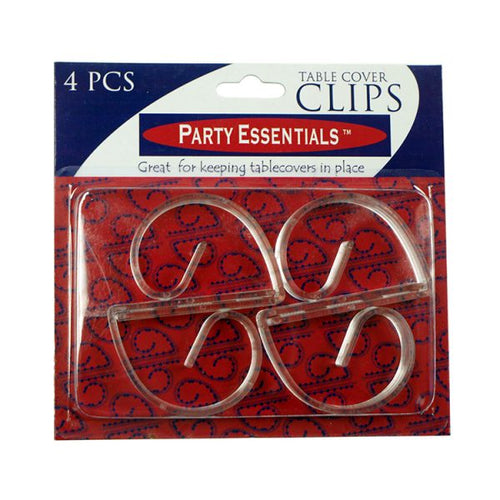TABLE COVER CLIPS – CLEAR 4 CT.