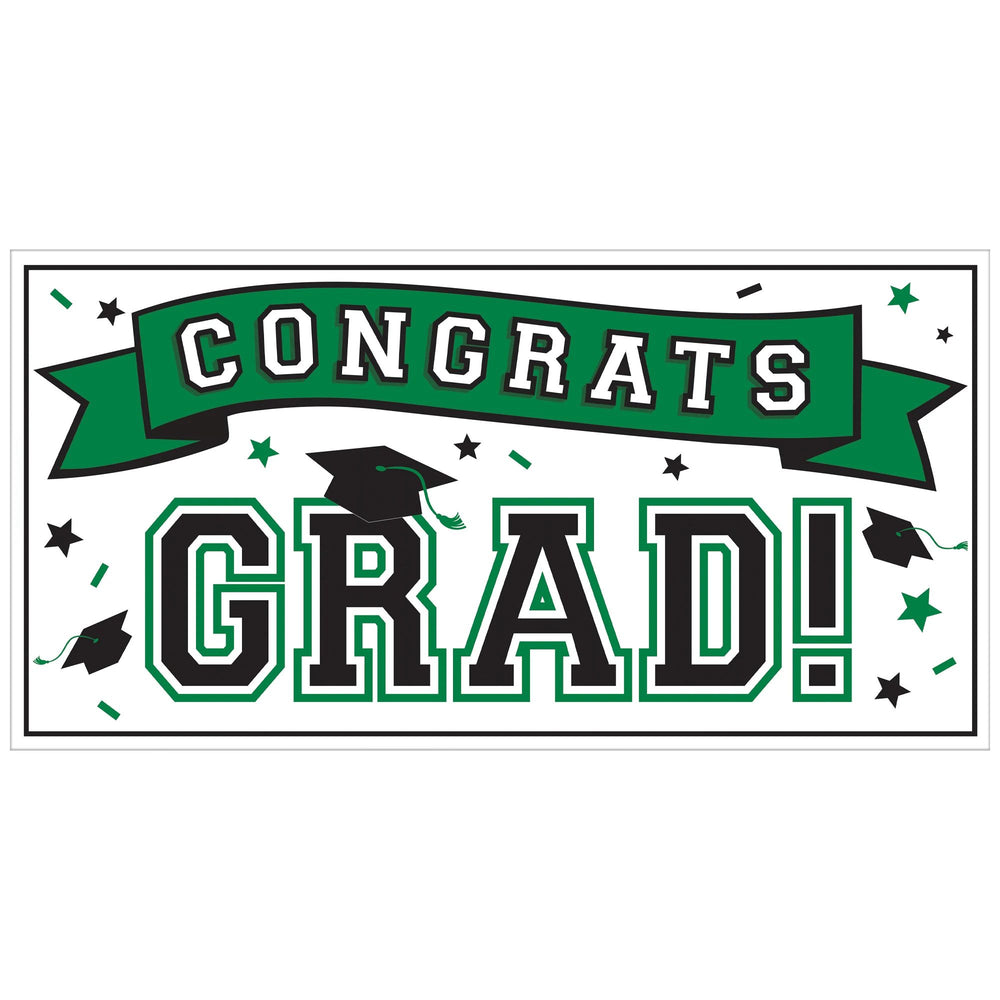 Grad Large Horizontal Banner | Green