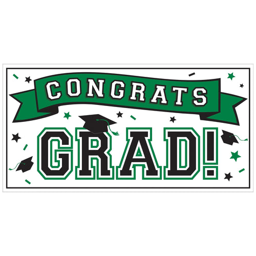 Grad Large Horizontal Banner | Green