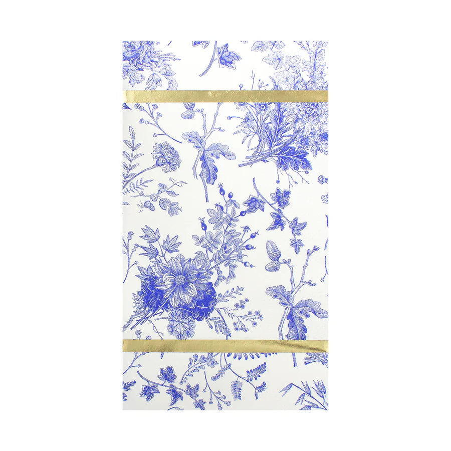 Timeless Blue Guest Towels/20pk