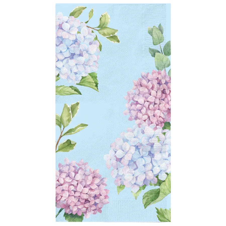 Guest Towel Hydrangea 3 Ply/20pk