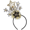 NYE Deluxe Headband Black, Silver, Gold