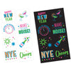 NYE Glow-in-the-Dark Tattoos 8ct