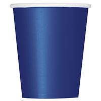 Navy Blue 9oz Paper Cups 20ct | Solids