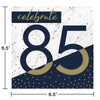 Navy and Gold 85 Luncheon Napkins 16ct | Milestone Birthday