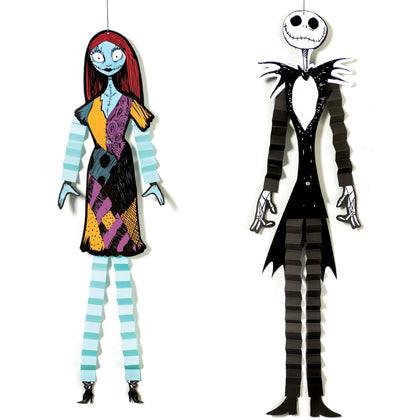 Nightmare Before Christmas Jack & Sally Ceiling Decorations