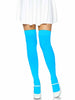 Nylon Thigh High Stockings - Neon Blue | Leg Avenue