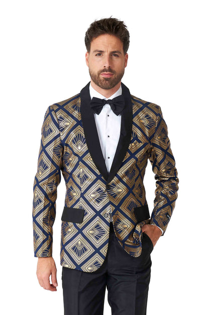 Art Deco Deep Navy Suit | Adult