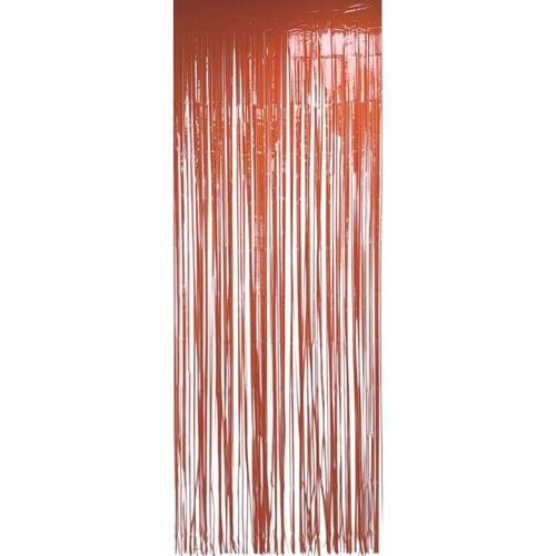 Orange Pastel Foil Curtain