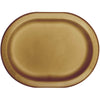 Oval 12in Paper Plates 8ct | Glittering Gold