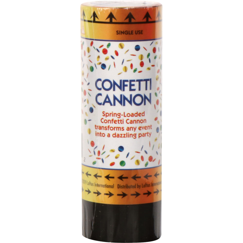 Spring Loaded Foil Circles Confetti Cannon - 4"