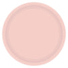 Pale Pink Value 9in Round Paper Plates 16ct