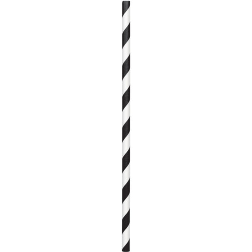 Paper Straws - Black 50ct