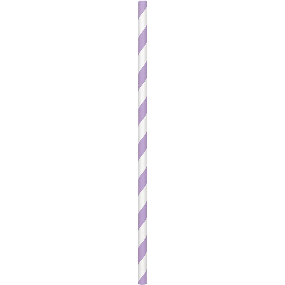 Paper Straws - Lavender 50ct