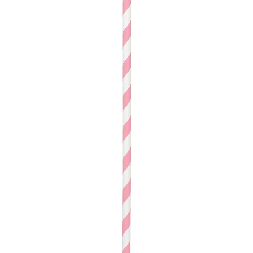 Paper Straws - Light Pink 50ct