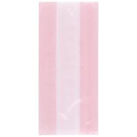 Pastel Pink Cellophane Bags  30ct